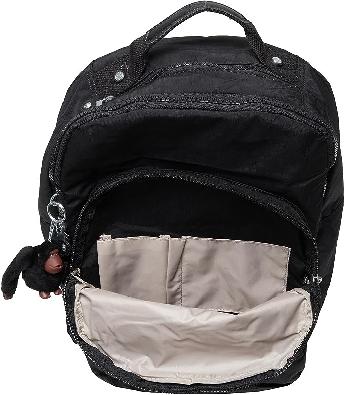 Foto 4 pulgar | Kipling Seoul Go - Laptop Acolchado Correas Ajustables Para Mochila Cierre De Cremallera Negro Tonal