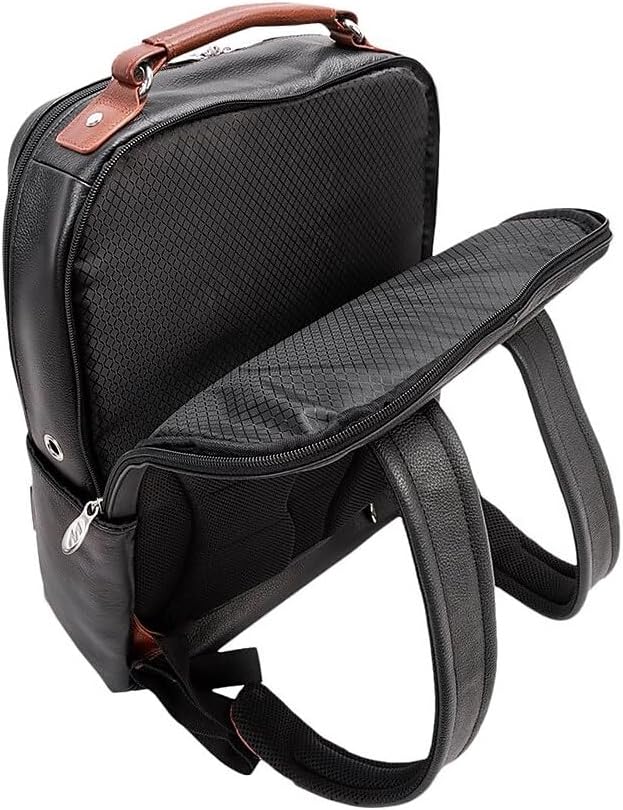 Foto 4 pulgar | Mochila para Portátil McKlein U Series Logan de Cuero Negro