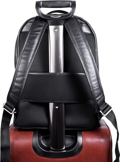 Foto 2 | Mochila para Laptop Mcklein de Cuero Negra