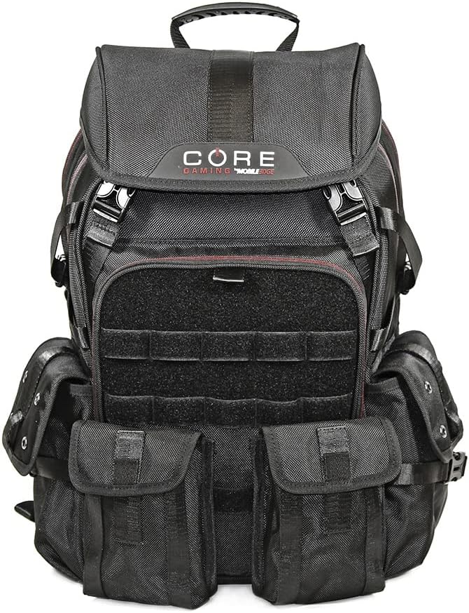 Mobile Edge Mecgbpt - Mochila Táctica Core Gaming Para Portátiles De 17.3 Pulgadas