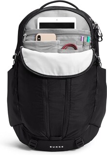 Foto 3 | Mochila The North Face Surge Negra para Mujer