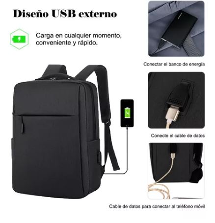 Foto 4 pulgar | Mochila Wünd Negra Impermeable