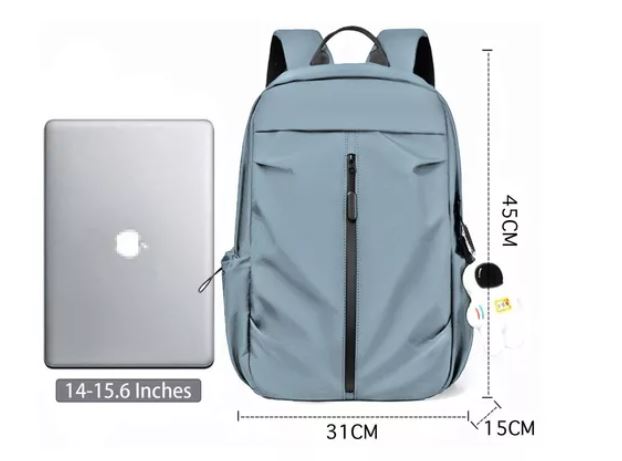Foto 3 pulgar | Mochila Multifuncional Impermeable Azul