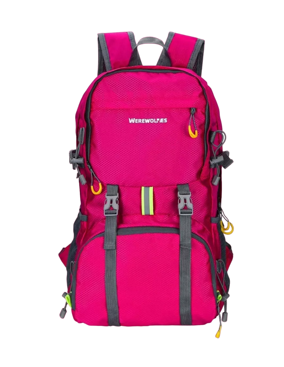 Foto 2 pulgar | Mochila de Senderismo Werewolves Impermeable Plegable 35l Roja