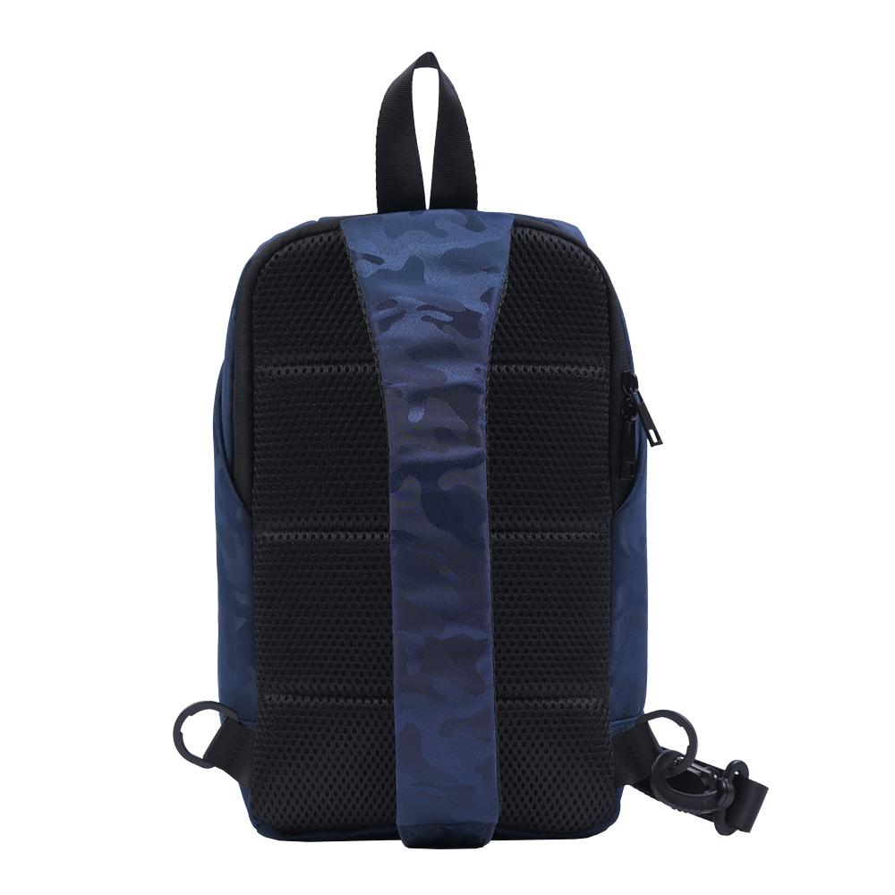 Foto 4 pulgar | Mochila Cruzada Antirrobo Luckman Enzo Azul