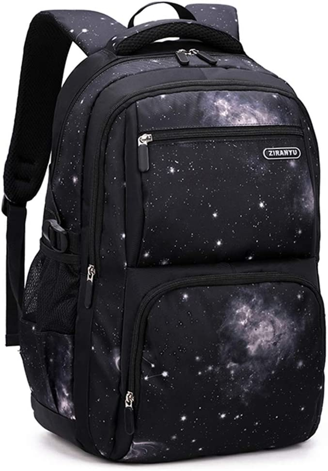 Foto 2 pulgar | Venta Internacional - Mochila Huoguo Galaxy Black para Niños 31 L