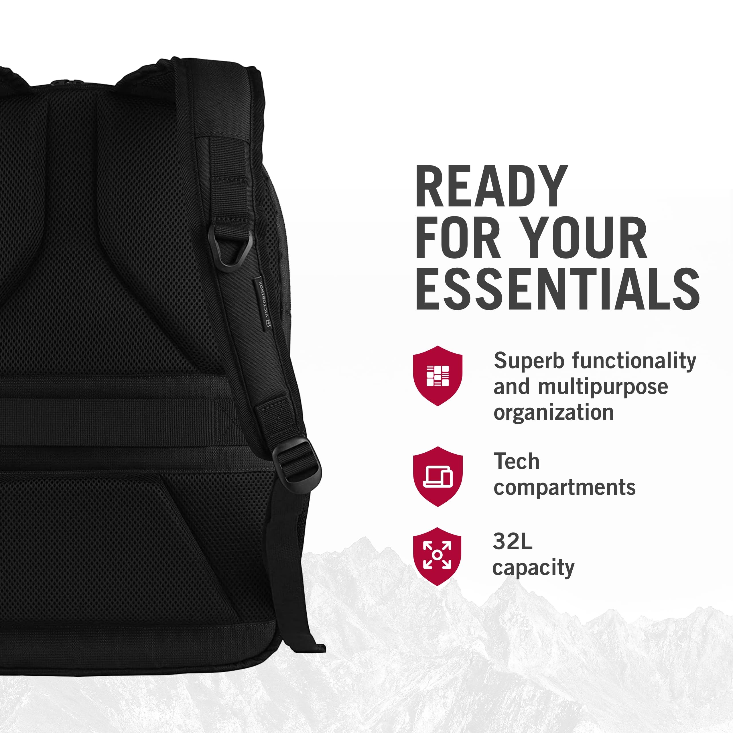 Foto 6 pulgar | Venta Internacional - Mochila Victorinox Swiss Army VX Sport Evo Negra 32 L