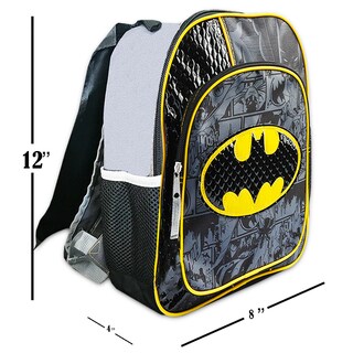 Foto 6 | Venta Internacional - Mochila Batman DC Comics Justice League de 30 cm con Capa y Stickers
