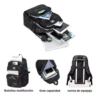 Foto 5 | Mochila Hombre Extra Grande 35l, Black Snowflake