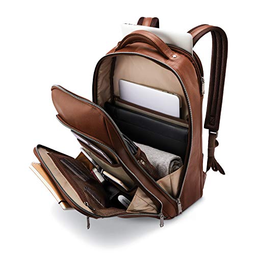 Foto 6 pulgar | Venta Internacional - Mochila Samsonite Classic Leather Cognac