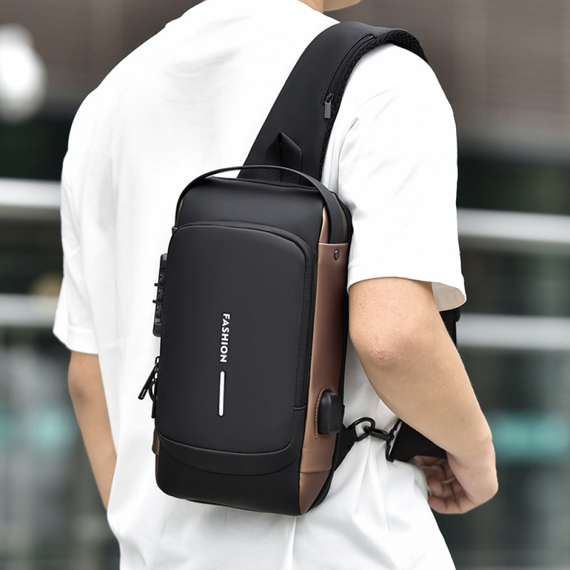 Foto 5 | Venta Internacional - Bolsa Deportiva Antirrobo Con Carga Usb Para Hombre