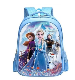 Foto 2 | Venta Internacional - Mochila Escolar Frozen Elsa Anna Para Niñas - Bonita Mochila