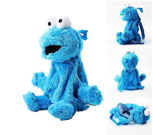 Foto 2 pulgar | Venta Internacional - Mochila Sesame Street Elmo Cookie Guy Big Bird Azul 45 Cm