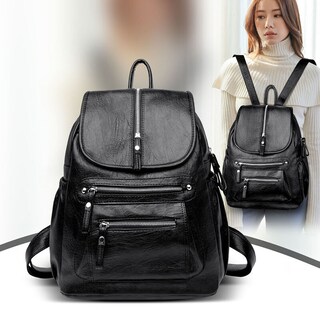 Foto 1 | Venta Internacional - Mochila Sanlin Beans De Piel Sintética De Alta Calidad Para Mujer