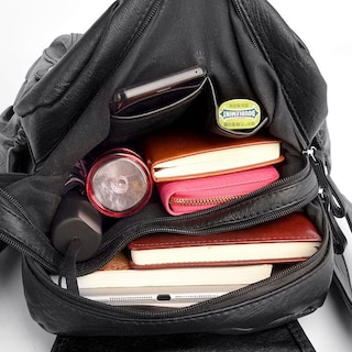Foto 2 | Venta Internacional - Mochila Sanlin Beans De Piel Sintética De Alta Calidad Para Mujer