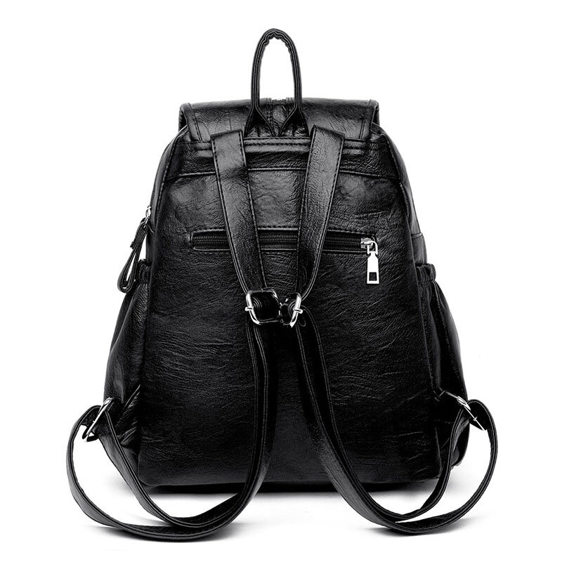Foto 4 pulgar | Venta Internacional - Mochila Sanlin Beans De Piel Sintética De Alta Calidad Para Mujer