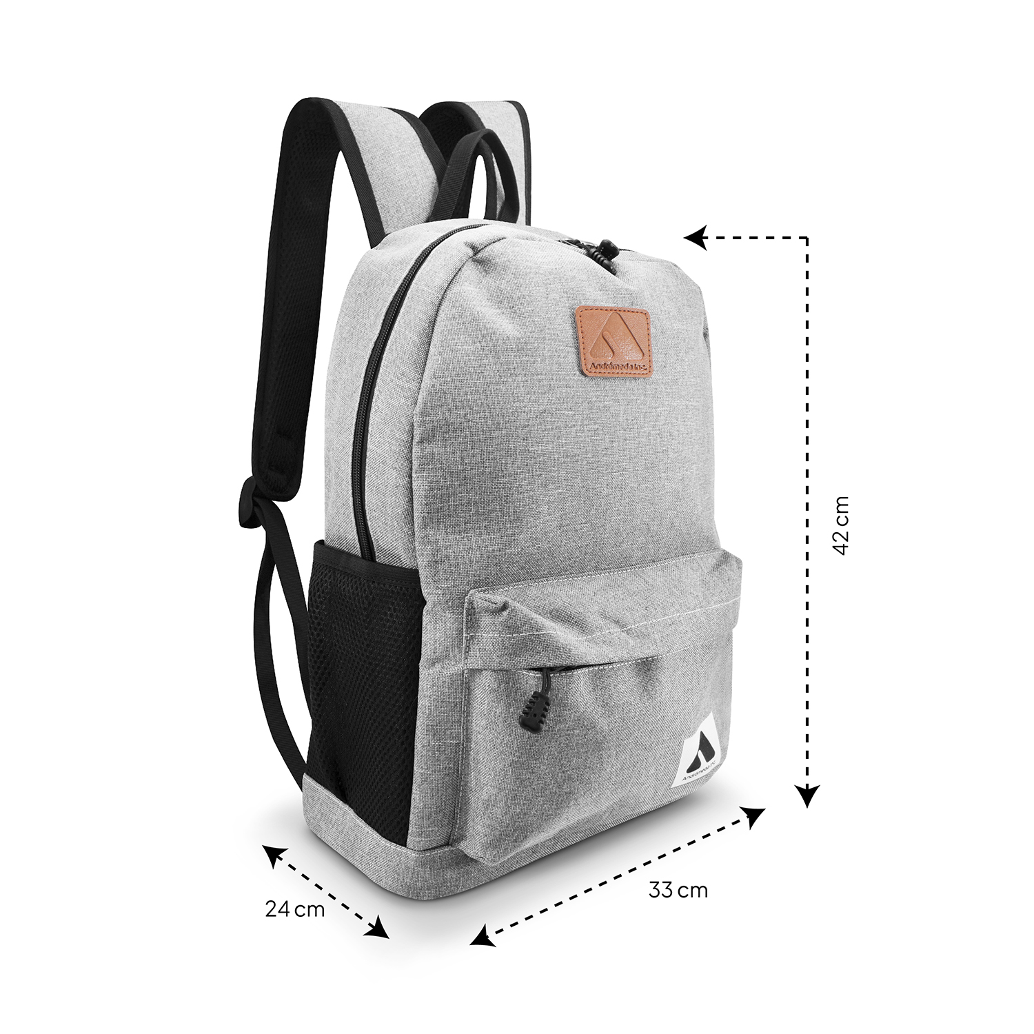 Foto 4 | Mochila En Color Gris Con Diseño Casual Para Lap Top Con Carga Usb