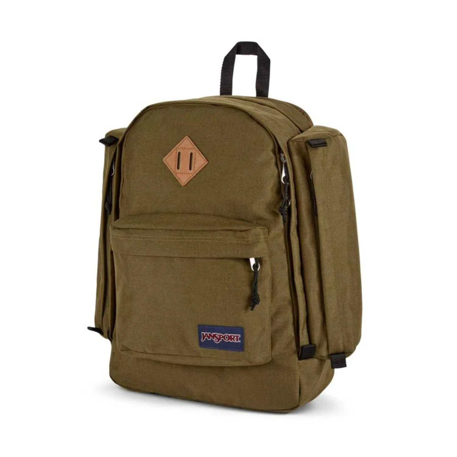 Foto 3 pulgar | Mochila JanSport Field Pack Verde Osz Js0a4nv57g3 Unisex
