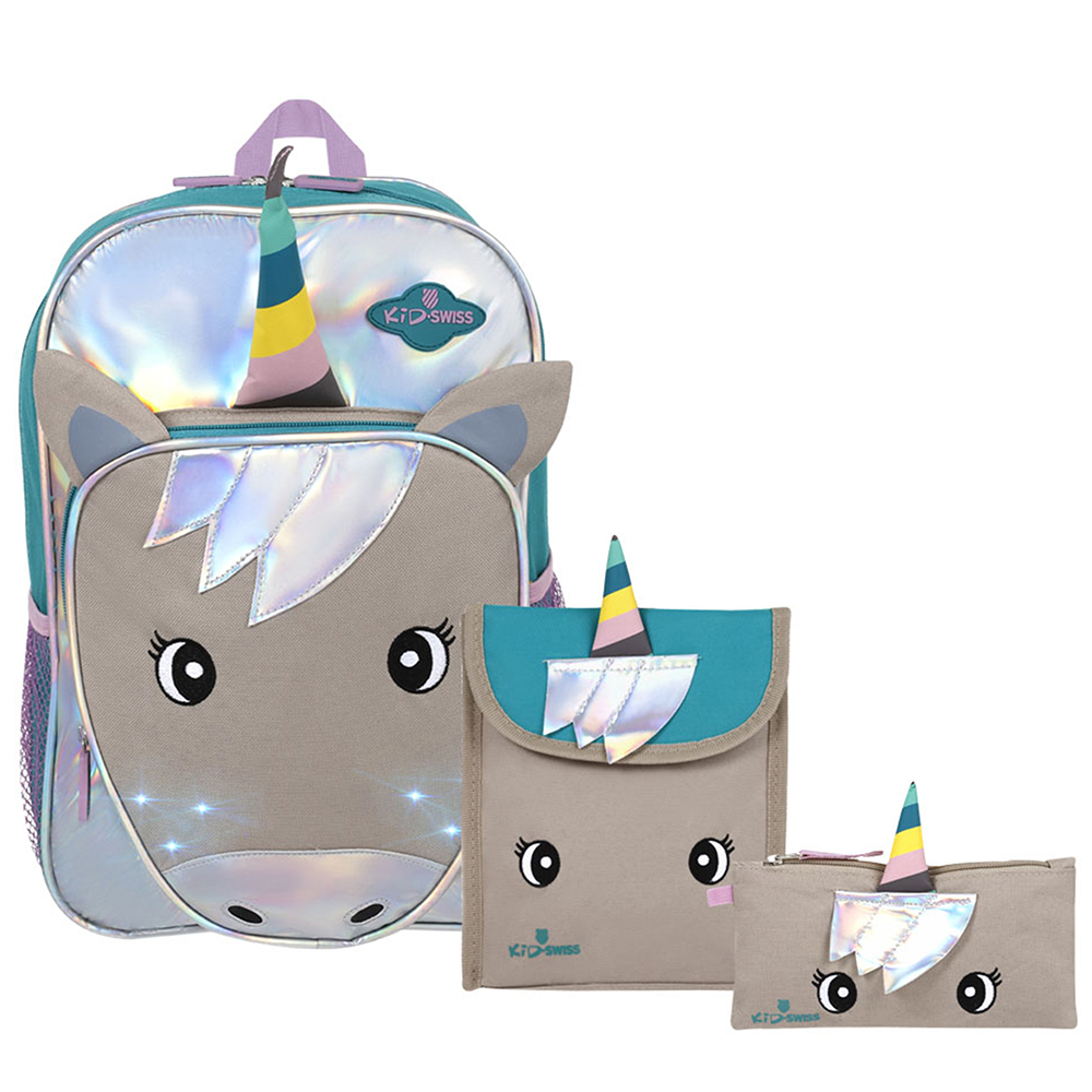 Mochila K-swiss Ponnyb Para Unisex Color Verde Incluye: Lapicera y Lonchera