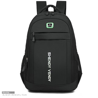 Foto 2 | Mochila Económica De Gran Capacidad Color Verde