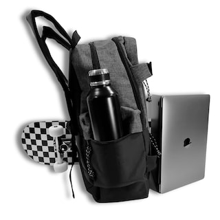 Foto 2 | Mochila Porta Skate Kally - Compartimento Laptop Y Ajuste Personalizado Para Patinetas - Materiales De Alta Cali