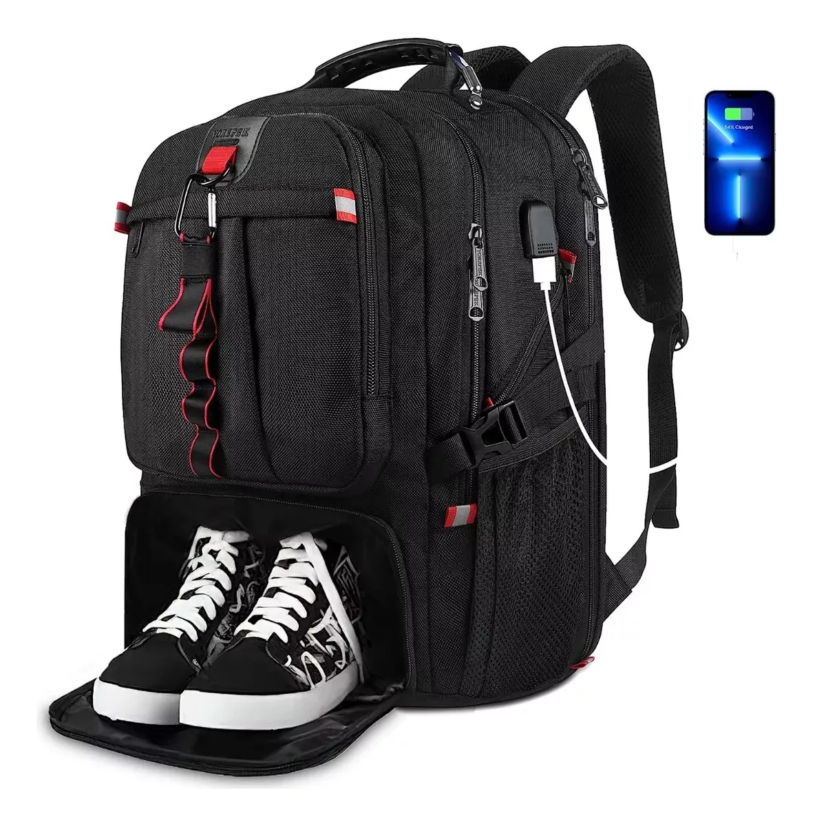 Foto 2 | Mochila Eo Safe Imports Negra
