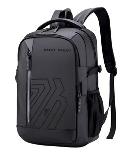Foto 1 | Mochila Antirrobo Steel Ebeau color Gris Para Hombre