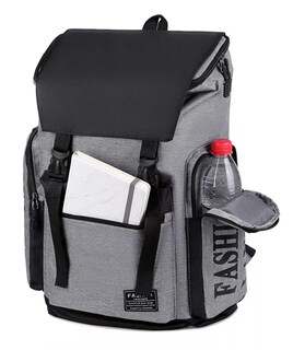 Foto 3 | Mochila para Laptop Fashion color Gris/Negro