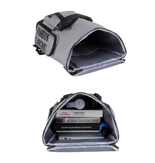 Foto 5 | Mochila para Laptop Fashion color Gris/Negro