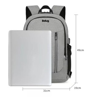 Foto 3 | Mochila Antirrobo para Portátil Gris Belug