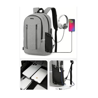 Foto 4 | Mochila Antirrobo para Portátil Gris Belug