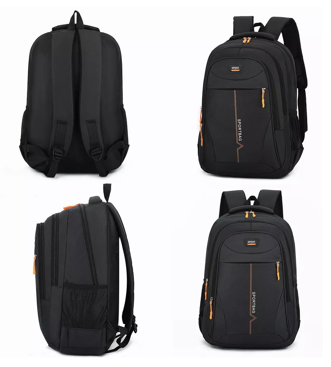 Foto 3 | Mochila Sport Negra Gran Capacidad