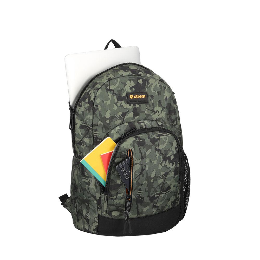 Foto 5 pulgar | Mochila Xtrem Austin Olive Camo Verde