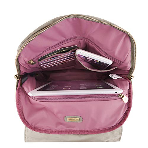 Foto 3 | Mochila Travelon Slim De Nailon Resistente Al Agua Con Antirrobo - Venta Internacional.