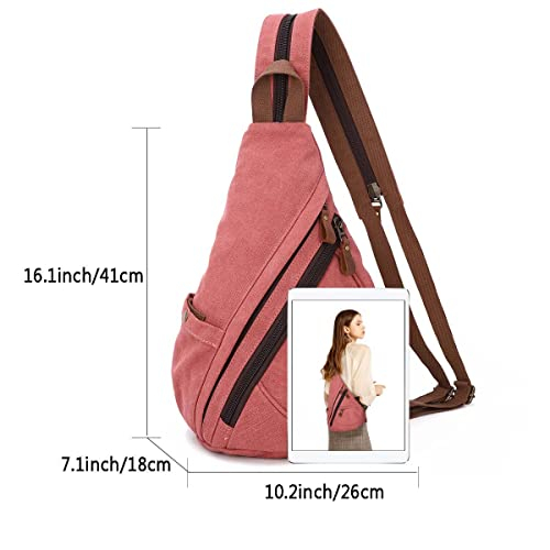 Foto 2 | Bolso Bandolera De Lona Kl928 Resistente Al Agua Para Hombres Y Mujeres - Venta Internacional.