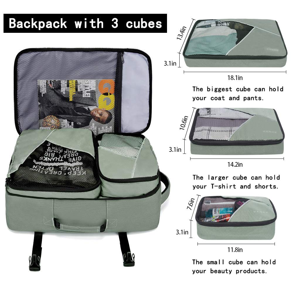 Foto 4 pulgar | Mochila Bange Travel Overnight de 40 L aprobada por la FAA para vuelos - Venta Internacional