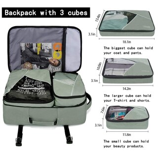 Foto 3 | Mochila Bange Travel Overnight de 40 L aprobada por la FAA para vuelos - Venta Internacional