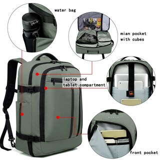 Foto 5 | Mochila Bange Travel Overnight de 40 L aprobada por la FAA para vuelos - Venta Internacional