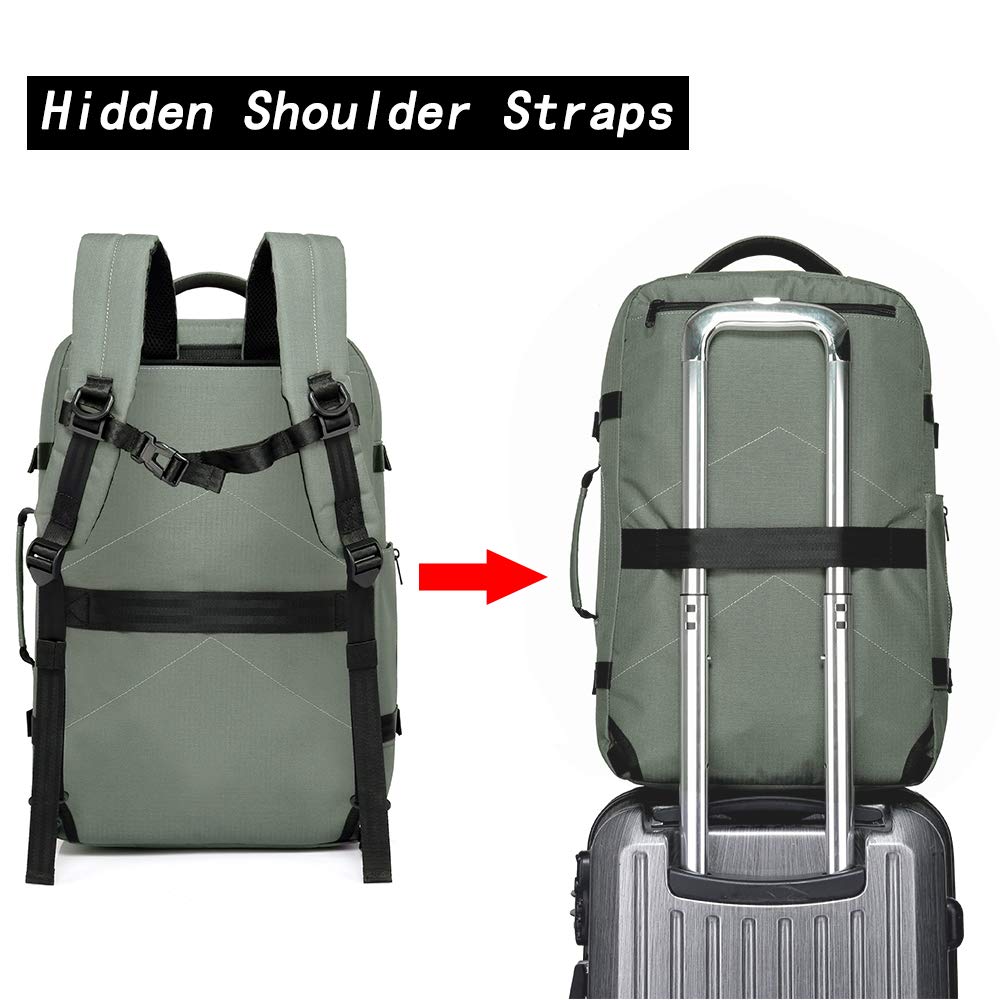 Foto 7 pulgar | Mochila Bange Travel Overnight de 40 L aprobada por la FAA para vuelos - Venta Internacional