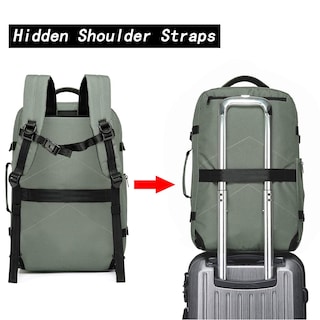 Foto 6 | Mochila Bange Travel Overnight de 40 L aprobada por la FAA para vuelos - Venta Internacional