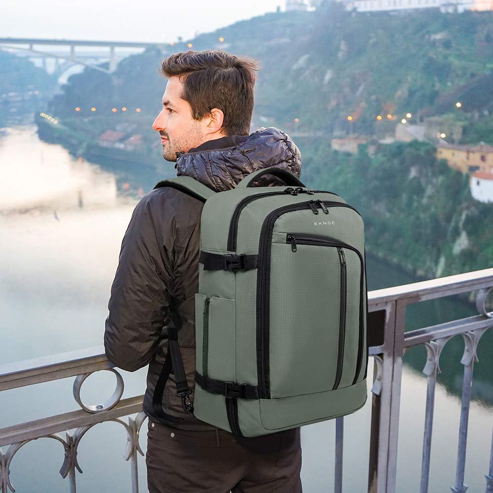 Foto 8 pulgar | Mochila Bange Travel Overnight de 40 L aprobada por la FAA para vuelos - Venta Internacional