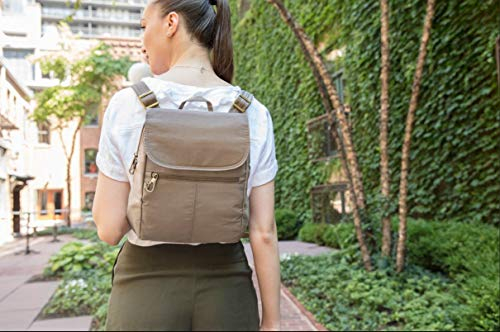 Foto 3 pulgar | Mochila Delgada Travelon Signature Smoke - Venta Internacional.