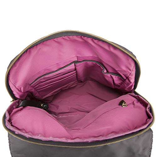 Foto 4 pulgar | Mochila Delgada Travelon Signature Smoke - Venta Internacional.