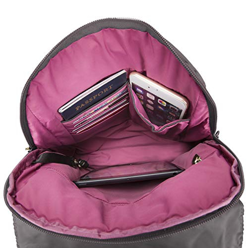 Foto 5 pulgar | Mochila Delgada Travelon Signature Smoke - Venta Internacional.