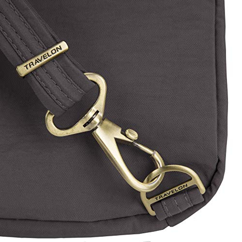 Foto 7 pulgar | Mochila Delgada Travelon Signature Smoke - Venta Internacional.