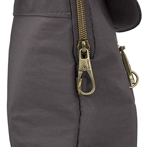 Foto 8 pulgar | Mochila Delgada Travelon Signature Smoke - Venta Internacional.