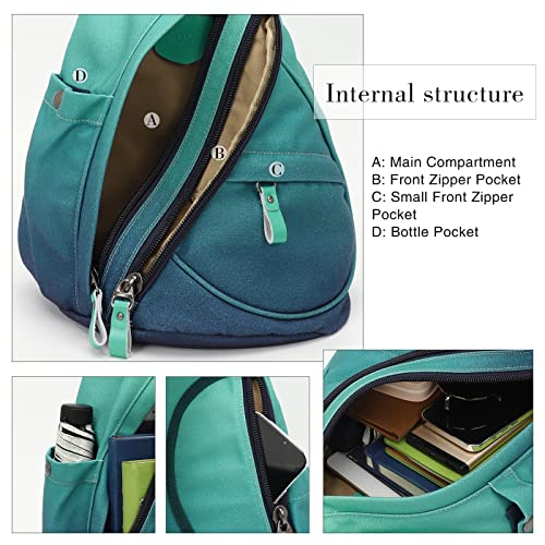 Foto 4 pulgar | Mochila Bandolera Kl928 de Lona - Venta Internacional