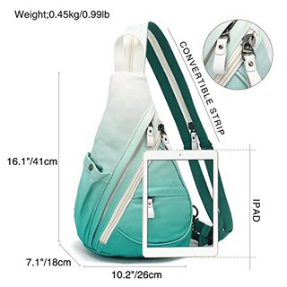 Foto 2 | Mochila Bandolera Pequeña De Lona Sling Bag Kl928 Para Hombre Y Mujer - Venta Internacional.