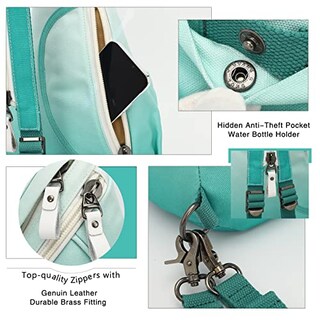Foto 4 | Mochila Bandolera Pequeña De Lona Sling Bag Kl928 Para Hombre Y Mujer - Venta Internacional.