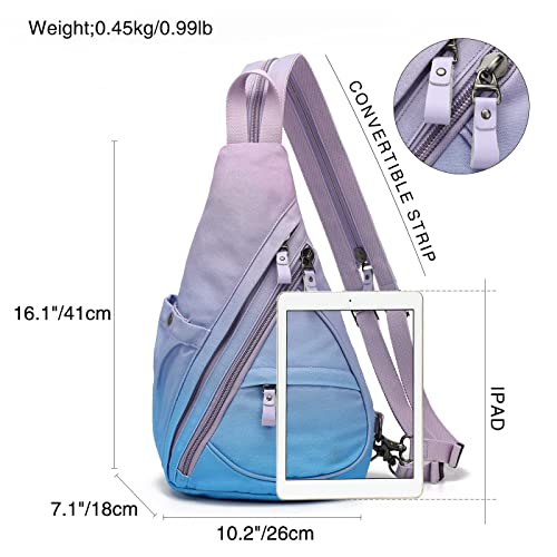 Foto 3 pulgar | Mochila Bandolera Pequeña De Lona Sling Bag Kl928 Para Hombre Y Mujer - Venta Internacional.